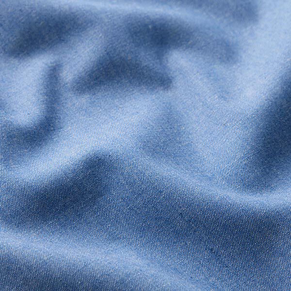 Chambray coton aspect jean – bleu,  image number 2