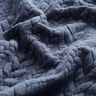 Jersey jacquard Cloqué Torsades – bleu jean,  thumbnail number 2