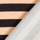 Jersey viscose Rayures horizontales – noir/abricot,  thumbnail number 4