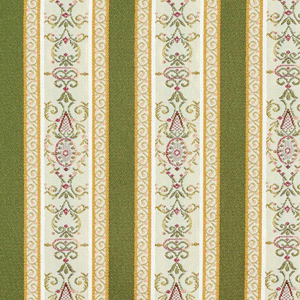 Tissu d’ameublement jacquard Rayures Biedermeier – crème/olive,  image number 1