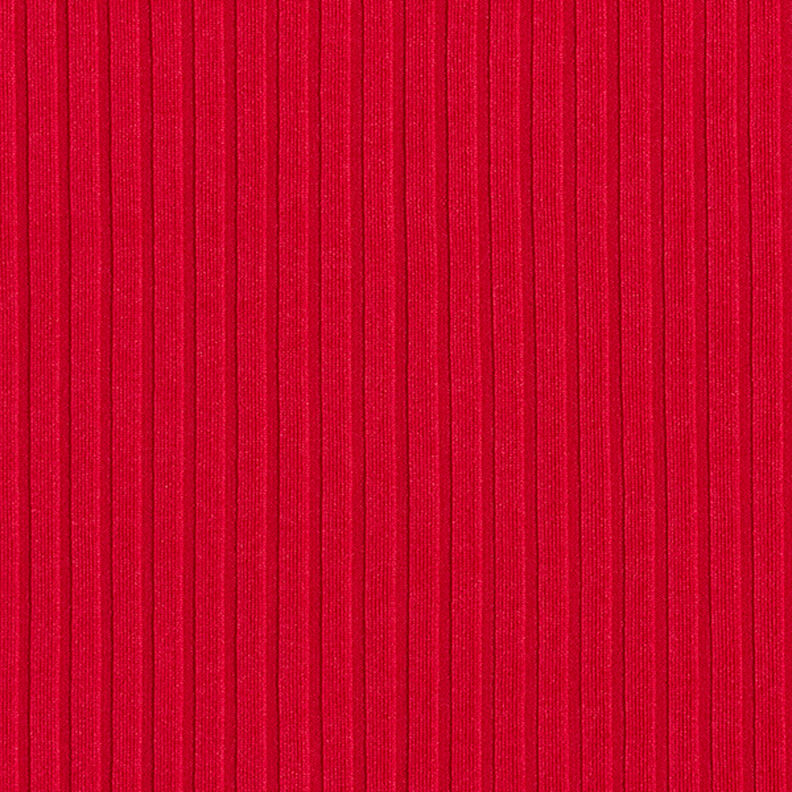 Maille côtelée unie – rouge,  image number 1
