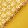 Jersey de coton faire briller les fleurs – jaune curry,  thumbnail number 4