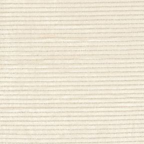Tissu Nicki Rayures pailletées – beige clair/argent métallisé, 