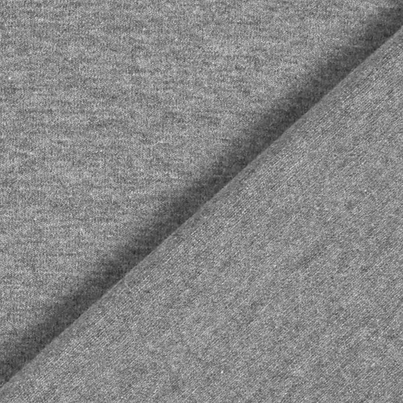 Jersey coton Medium chiné – gris foncé, image number 5