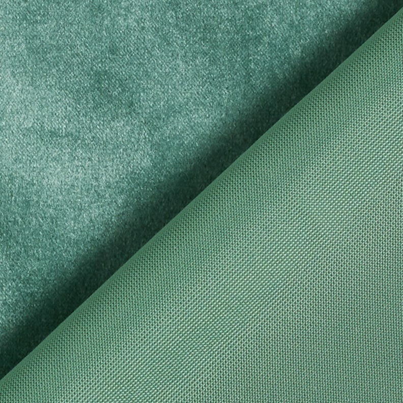 Tissu de décoration Velours – vert,  image number 3