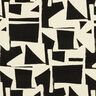 Tissu de décoration Jacquard Texture abstraite – noir/écru,  thumbnail number 1