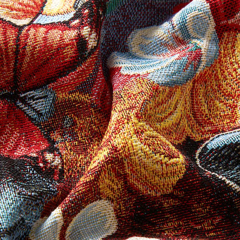 Tissu de décoration Gobelin Femmes célèbres – carmin/beige clair, image number 6