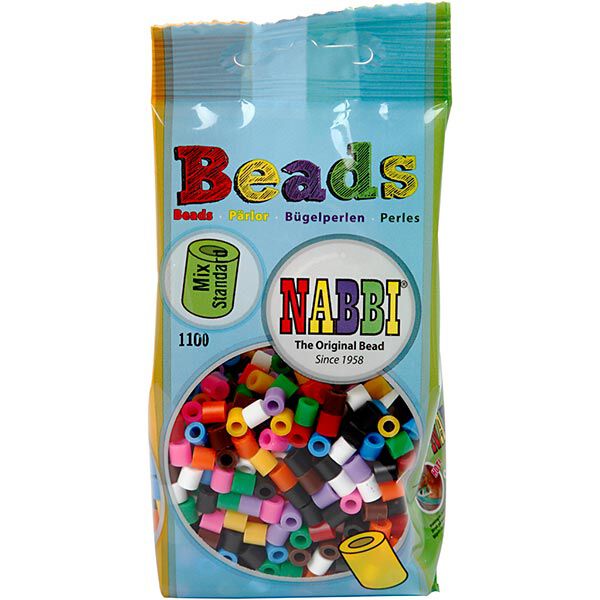 Nabbi Perles à repasser, moyennes [1100Pièces], coloré,  image number 1