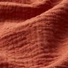 Tissu double gaze de coton dobby – terre cuite,  thumbnail number 2