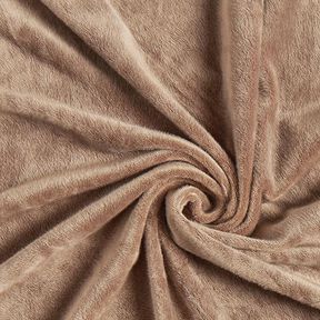 Velours stretch Tissu Nicki – beige foncé, 
