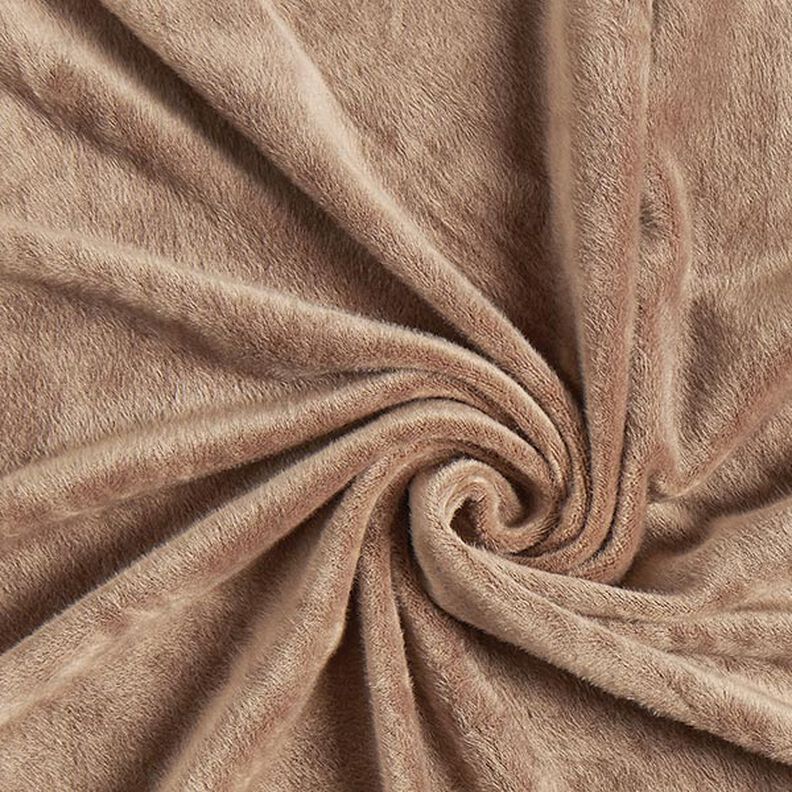 Velours stretch Tissu Nicki – beige foncé,  image number 1