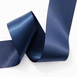 Ruban de satin [50 mm] – bleu marine, 