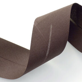 Biais Polycotton [50 mm] &ndash; marron fonc&eacute;, 