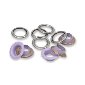 Œillets avec rondelles [20 unités | Ø 11 mm] | Prym – lilas/argent métallisé, 