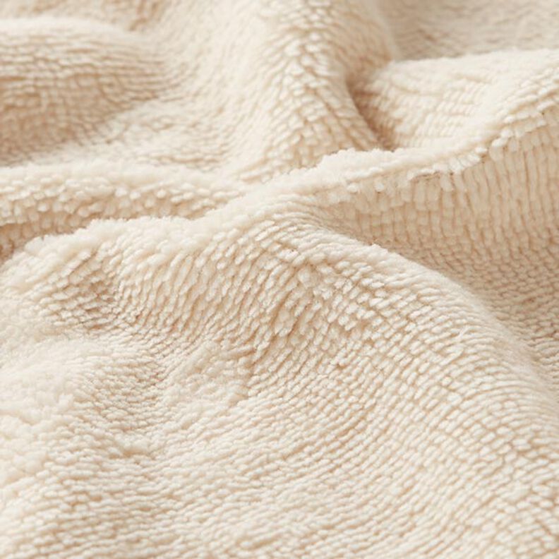 Tissu éponge douillet Bambou Uni – sable,  image number 2