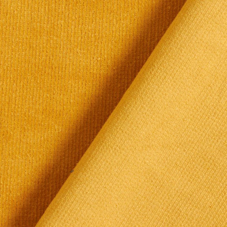 Velours à côtes fines stretch – moutarde, image number 3