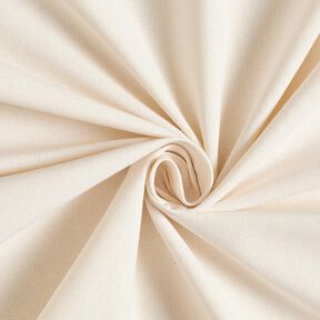 Tissu de décoration Semi-panama bicolore – crème/blanc, 