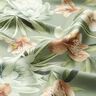 Crêpe satin magnolias et feuilles de palmier – roseau/beige,  thumbnail number 2