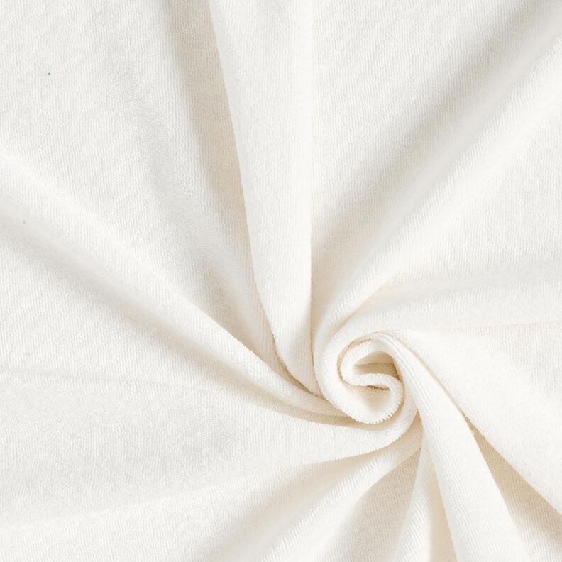 Tissu éponge Stretch Uni – ivoire,  image number 1