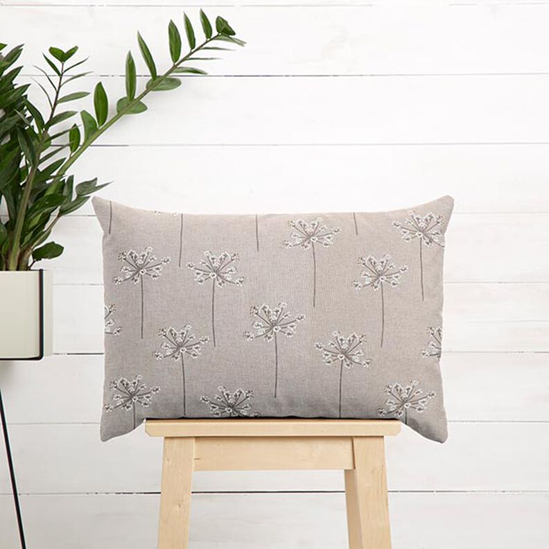 Tissu de décoration Semi-panama griffe d'ours – nature/blanc,  image number 10