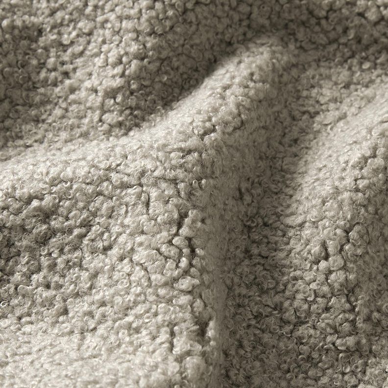 Tissu de revêtement Aspect peau de mouton – taupe, image number 2