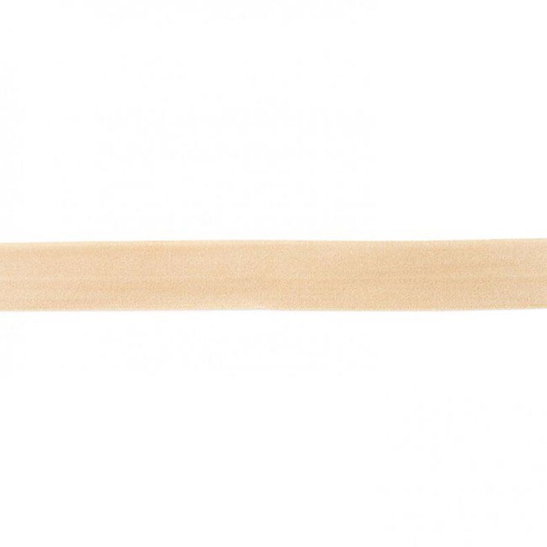 Bande à border élastique  mat [20 mm] – beige,  image number 1