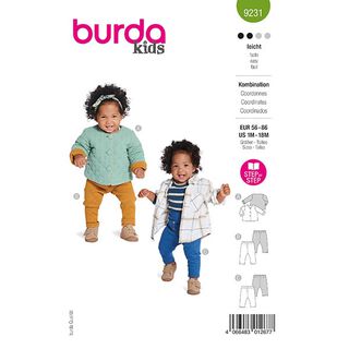 Combinaison | Burda 9231 | 56-86, 