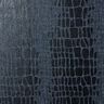 Denim viscose aspect reptile – bleu noir,  thumbnail number 1