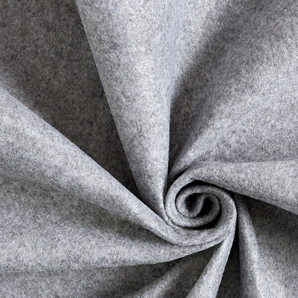 Feutrine mélangé 180 cm / 1,5 mm d’épaisseur – gris clair,  image number 1