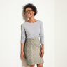Jacquard d’habillement Brocart Fleurs – taupe,  thumbnail number 6