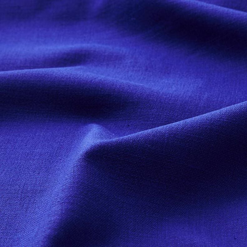 Tissu en lin stretch Mélange – bleu roi, image number 3