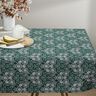 Tissu en coton Cretonne Vrilles de fleurs – sapin bleu/ivoire,  thumbnail number 6