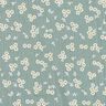 Tissu double gaze de coton Gänseblümchen – roseau/blanc,  thumbnail number 1