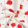 Tissu de décoration Semi-panama coquelicot – blanc/rouge,  thumbnail number 3