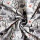 Sweatshirt gratté Animaux de la forêt abstraits Impression numérique – gris brume,  thumbnail number 4