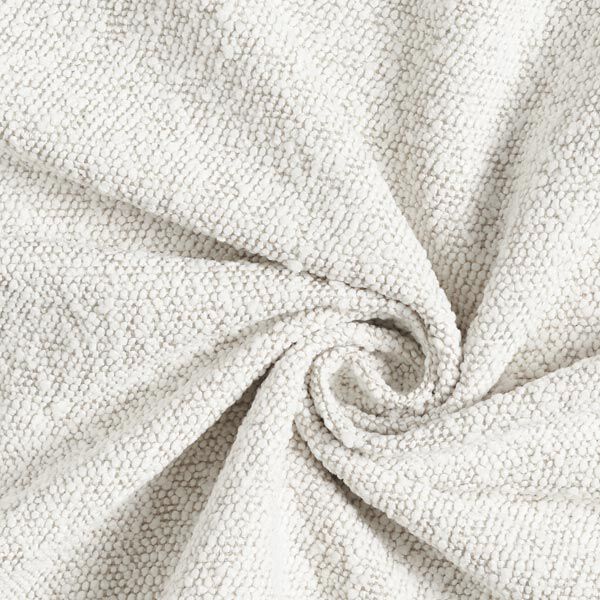 Tissu d’ameublement peluche – écru,  image number 1