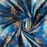 French Terry Sweat d’été Flocons de neige Voie lactée | Glitzerpüppi – indigo/or ancien,  thumbnail number 3