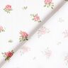 Popeline coton zarte Rosen – rouge/blanc,  thumbnail number 4
