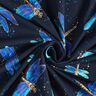 Jersey coton Libellules | Glitzerpüppi – bleu nuit/turquoise clair,  thumbnail number 3