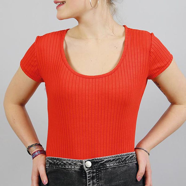 Body pour ado et femme FRAU BECKY, deux longueurs de manches | Patron prêt à découper | XS-XL,  image number 3