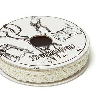 Dentelle au fuseau, Mini bobine [2m x 10mm] | 2 – écru, 