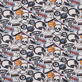 Jersey coton Cool Stuff | by Poppy taupe clair, 