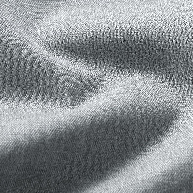 Tissu opaque Blackout chevrons fins – gris perle,  image number 2
