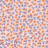 GOTS Popeline coton Streublümchen | Poppy Fabrics – nature/orange pêche,  thumbnail number 3