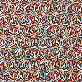 Tissu de décoration Gobelin Losanges – noir/vert, 
