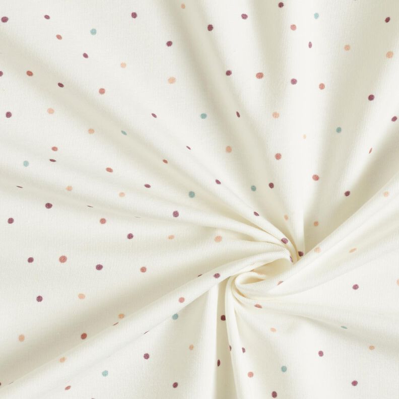 Jersey coton Points multicolores &ndash; &eacute;cru,  image number 3