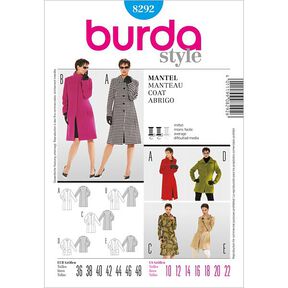 Manteau, Burda 8292, 