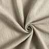 Tissu double gaze de coton Vrille florale ton sur ton – gris soie,  thumbnail number 3