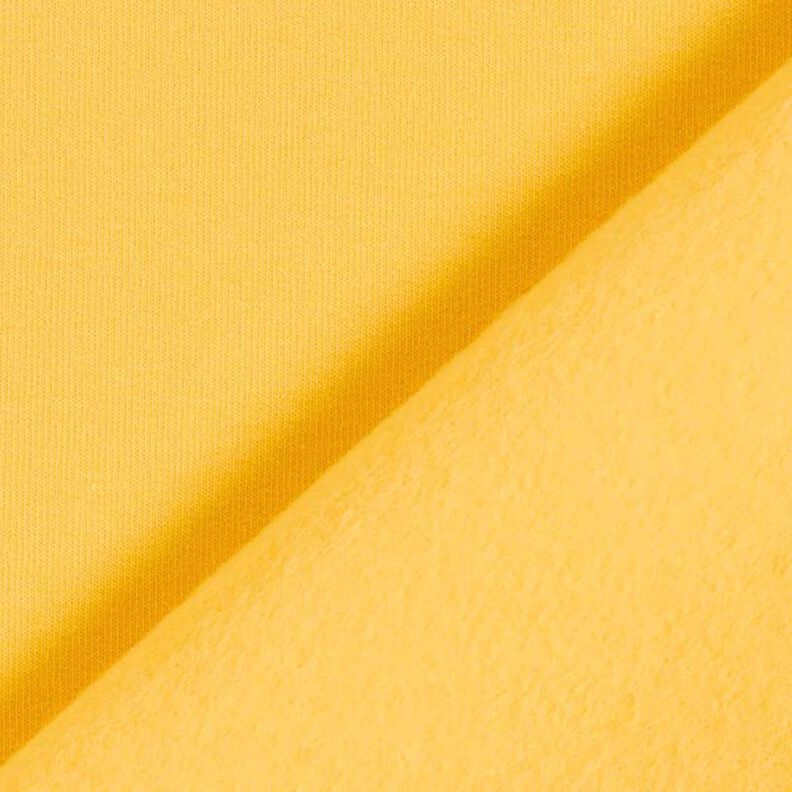 Molleton coton léger uni – jaune soleil, image number 5