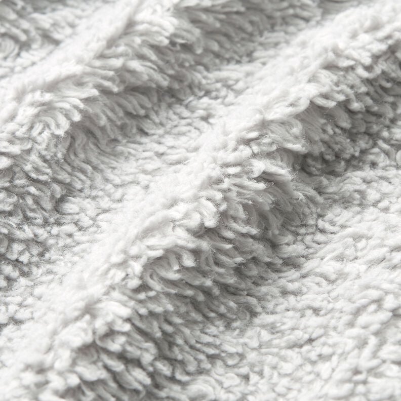 Sherpa Coton mélangé Uni – argent, image number 2